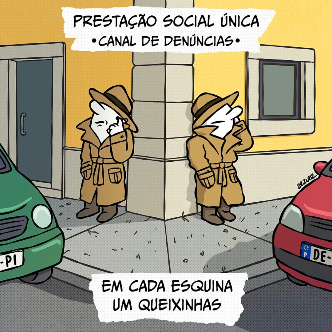 Em cada esquina, um queixinhas — ZezVaz Cartoons